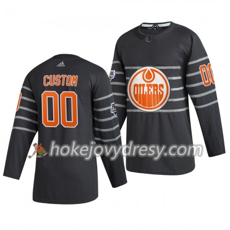 Pánské Hokejový Dres Edmonton Oilers Custom  Šedá Adidas 2020 NHL All-Star Authentic
